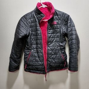 Girls Reversible Northface jacket